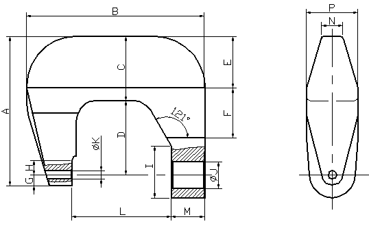 钳体尺寸图